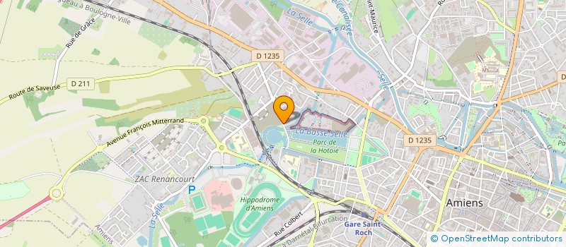 localisation de l'entreprise LES LYS à AMIENS