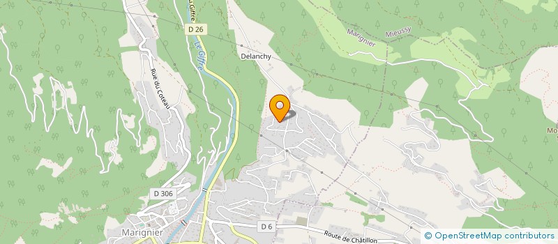 localisation de l'entreprise LES LYS  MARIGNIER