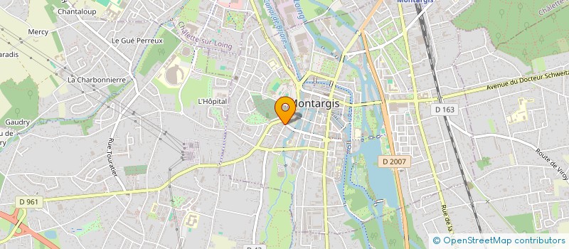 localisation de l'entreprise LES LYS à MONTARGIS