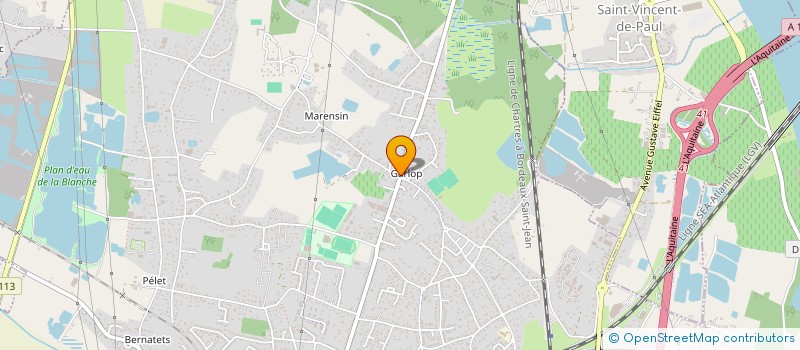 localisation de l'entreprise LES LYS D'AMBES  AMBARES-ET-LAGRAVE