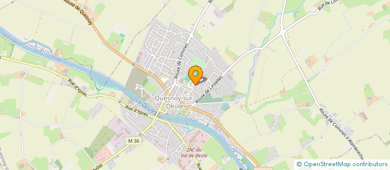 localisation de l'entreprise LES LYS EN LIESSE à QUESNOY-SUR-DEULE