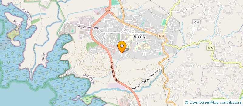 localisation de l'entreprise LES  LYS  ETOILES  DUCOS