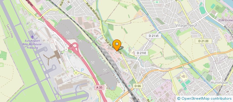 localisation de l'entreprise LES LYS POMPES FUNEBRES à SAINT-LOUIS
