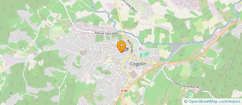 localisation de l'entreprise LES LYSES  COGOLIN