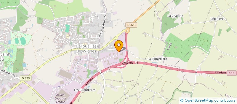 localisation de l'entreprise LES M'HOMES  RIVES-DU-LOIR-EN-ANJOU