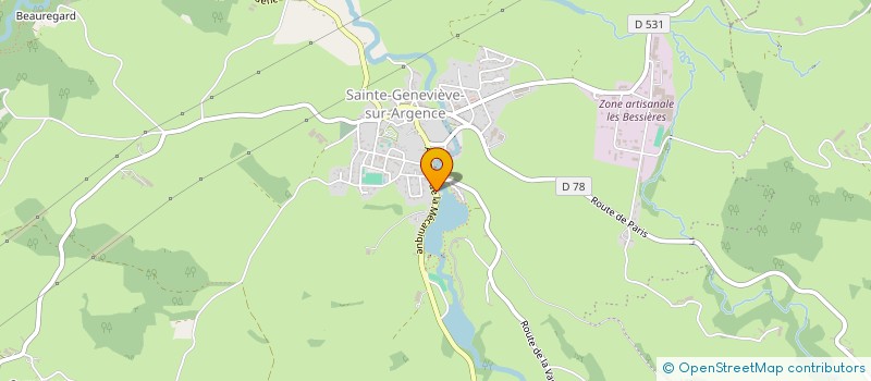 localisation de l'entreprise LES MACAR L EN 4L  ARGENCES EN AUBRAC