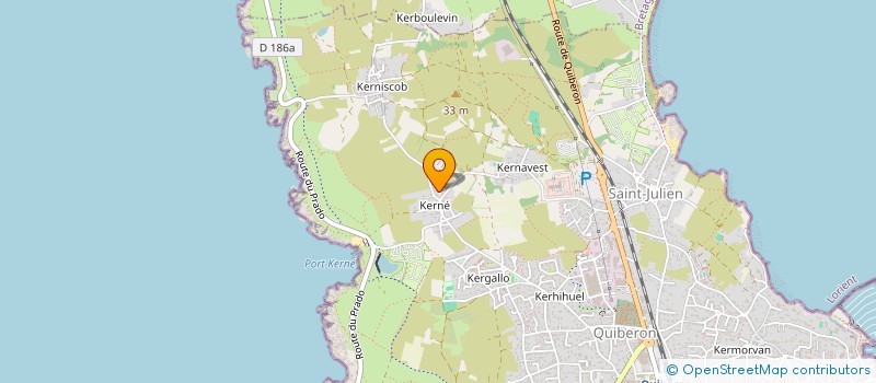 localisation de l'entreprise LES MACAREUX  SAINT-PIERRE-QUIBERON