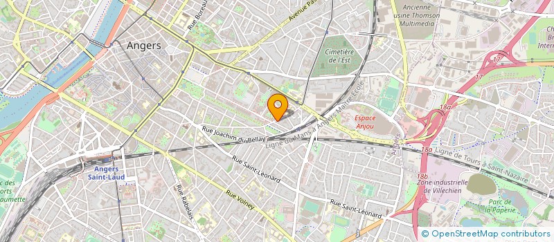 localisation de l'entreprise LES MACARONS HOTTEKIET à ANGERS
