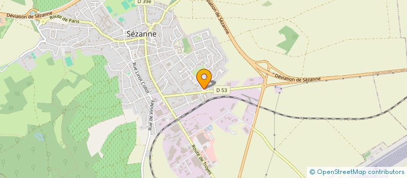localisation de l'entreprise LES MACHERETS  SEZANNE