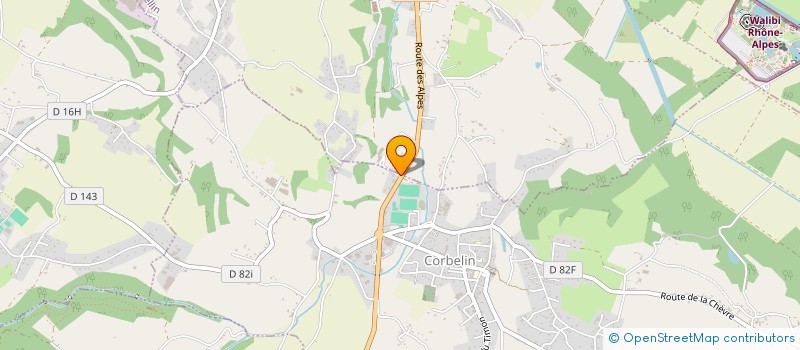 localisation de l'entreprise LES MACHINES  LES AVENIERES VEYRINS-THUELLIN