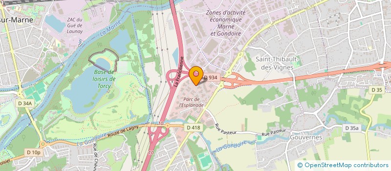 localisation de l'entreprise LES MACHINES DUBUIT  SAINT-THIBAULT-DES-VIGNES