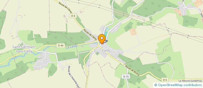 localisation de l'entreprise LES MACHINES GOURMANDES 76  CAILLY