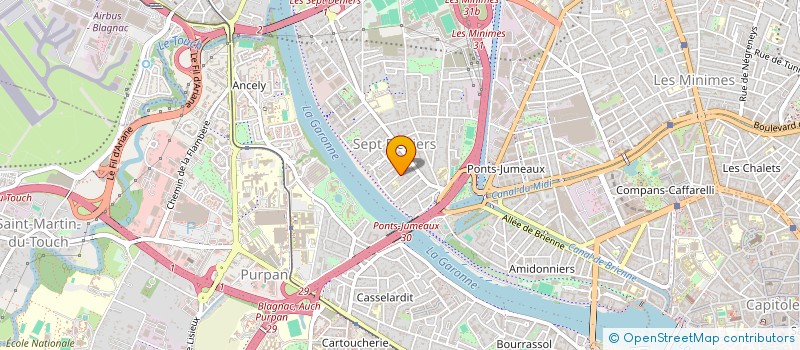 localisation de l'entreprise LES MACHINISTES à TOULOUSE