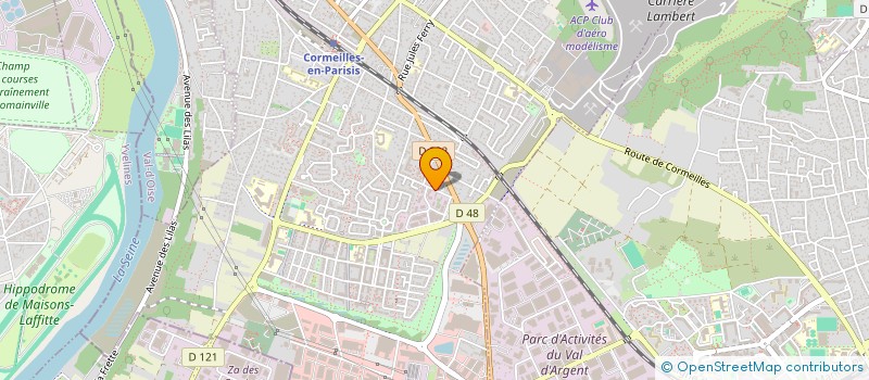 localisation de l'entreprise LES MACONS à CORMEILLES-EN-PARISIS