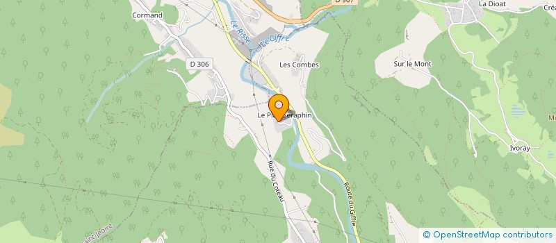 localisation de l'entreprise LES MACONS à MARIGNIER