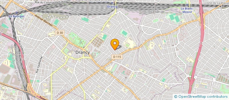 localisation de l'entreprise LES MACONS DE FELLETIN à DRANCY