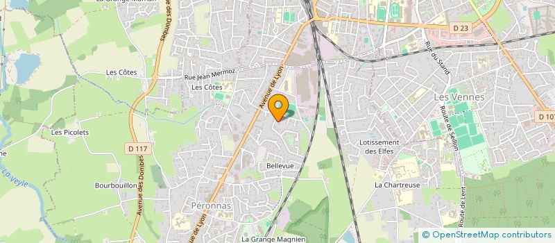 localisation de l'entreprise LES MACONS DE L'AIN à PERONNAS