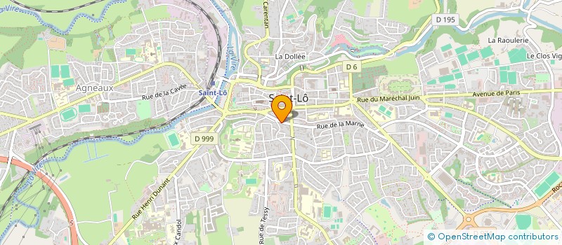 localisation de l'entreprise LES MACONS DE LA MANCHE  SAINT-LO