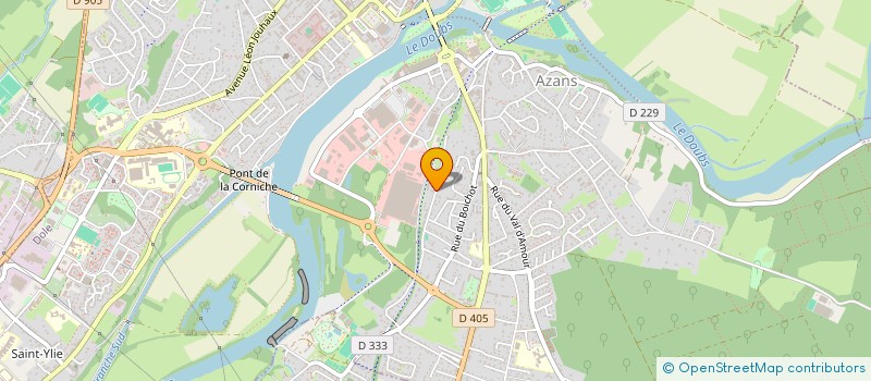 localisation de l'entreprise LES MACONS DOLOIS à DOLE