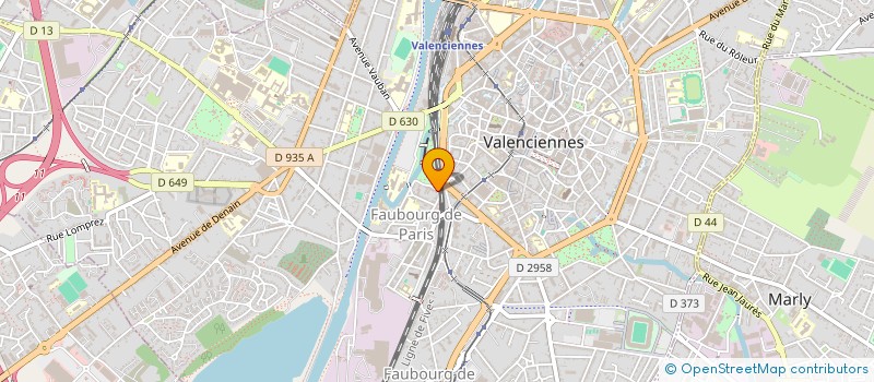 localisation de l'entreprise LES MACONS DU NORD à VALENCIENNES