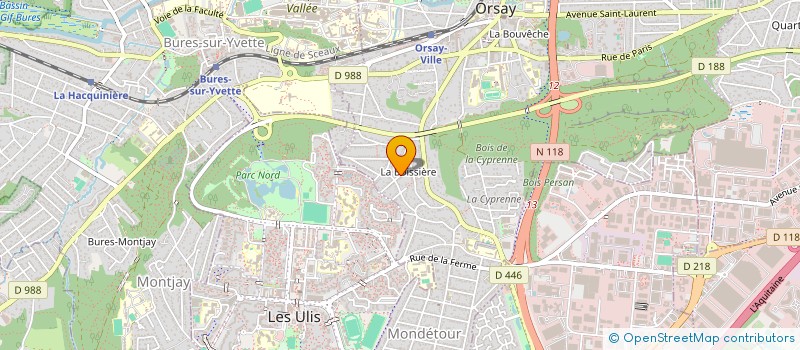 localisation de l'entreprise LES MACONS LUSITANIENS à ORSAY