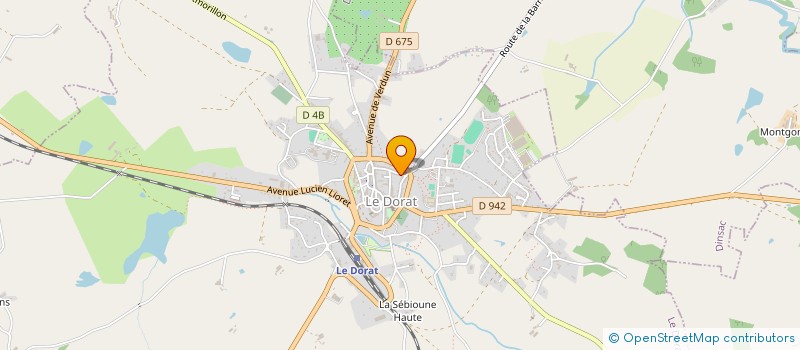 localisation de l'entreprise LES MADELEINES DE CHOUPI  LE DORAT