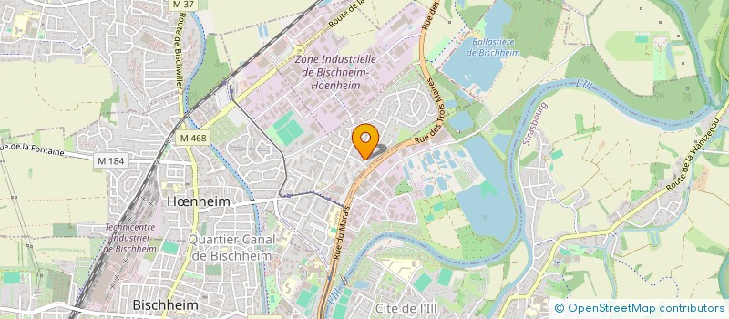 localisation de l'entreprise LES MADIFS  HNHEIM