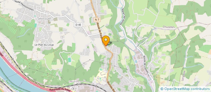 localisation de l'entreprise LES MADRINES  VIENNE