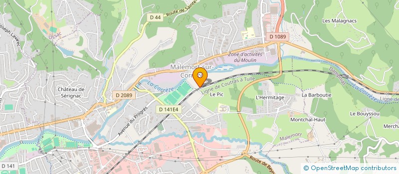 localisation de l'entreprise LES MAGASINS DE JOUETS DU CENTRE à MALEMORT