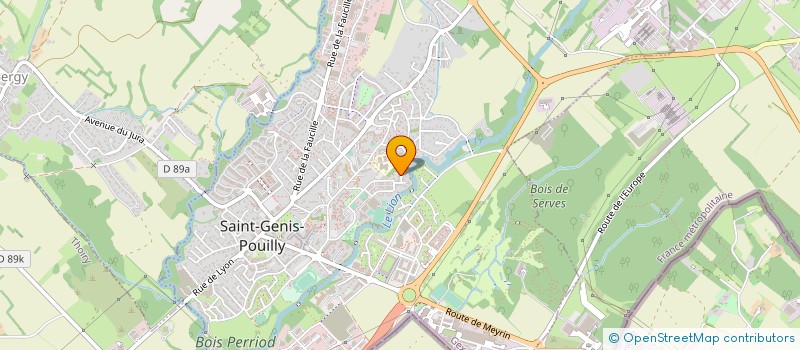 localisation de l'entreprise LES MAGDELONS à SAINT-GENIS-POUILLY