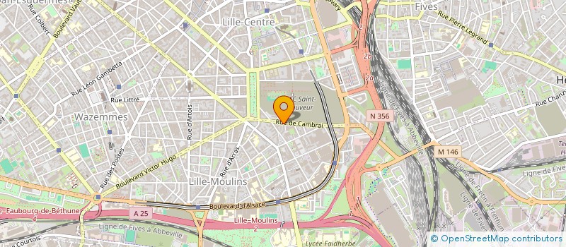 localisation de l'entreprise LES MAGICIENS DE PAPIER à LILLE