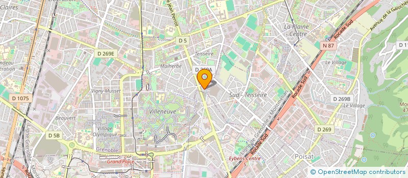 localisation de l'entreprise LES MAGICIENS DU CIEL  GRENOBLE