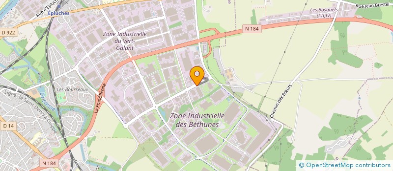 localisation de l'entreprise LES MAGICIENS DU FEU SARL à SAINT-OUEN-L'AUMONE