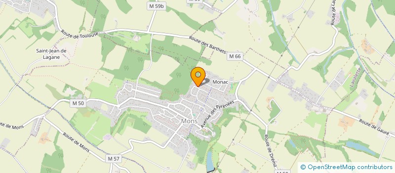 localisation de l'entreprise LES MAGNACS à MONS
