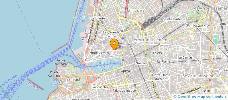 localisation de l'entreprise LES MAGNIOLIAS à MARSEILLE