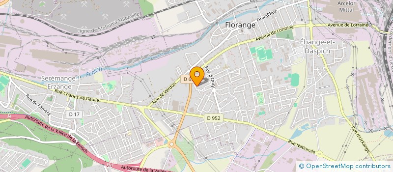 localisation de l'entreprise LES MAGNOLIAS  FLORANGE