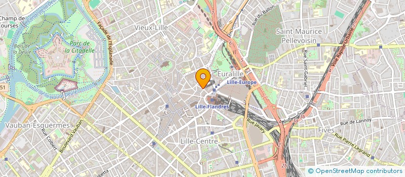 localisation de l'entreprise LES MAGNOLIAS à LILLE
