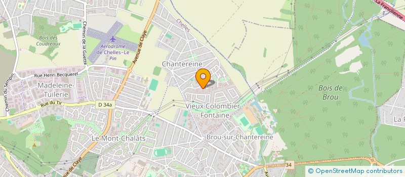 localisation de l'entreprise LES MAGNOLIAS  CHELLES