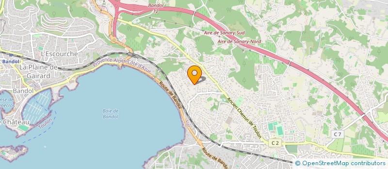 localisation de l'entreprise LES MAGNONS à SANARY-SUR-MER