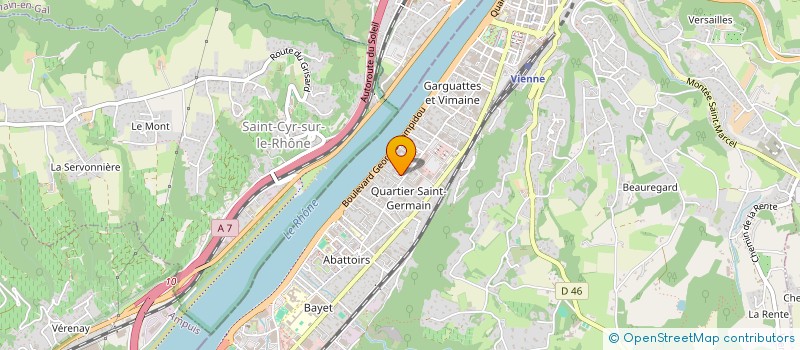 localisation de l'entreprise LES MAIANCHES à VIENNE