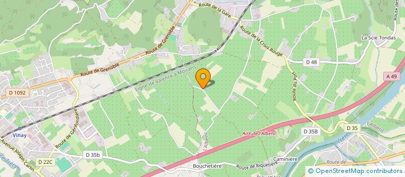 localisation de l'entreprise LES MAILLEFAUD  VINAY