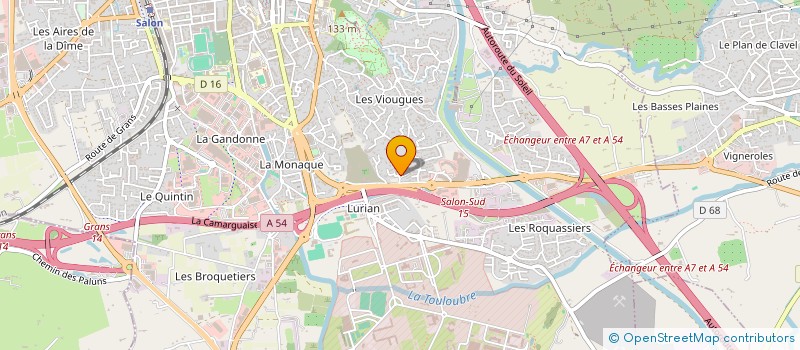 localisation de l'entreprise LES MAILLES DU BONHEUR  SALON-DE-PROVENCE