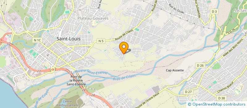 localisation de l'entreprise LES MAILLONS DE L'ENTRAIDE à SAINT-LOUIS