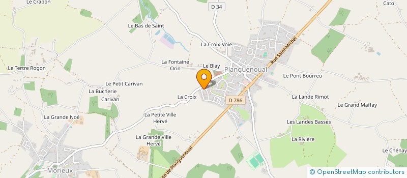 localisation de l'entreprise LES MAILLONS DE LA BRIOCHAINE  LAMBALLE-ARMOR