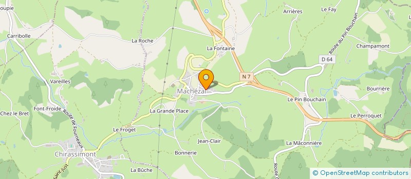 localisation de l'entreprise LES MAILLONS LUDIQUES  MACHEZAL