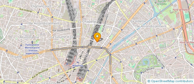 localisation de l'entreprise LES MAINS  PARIS