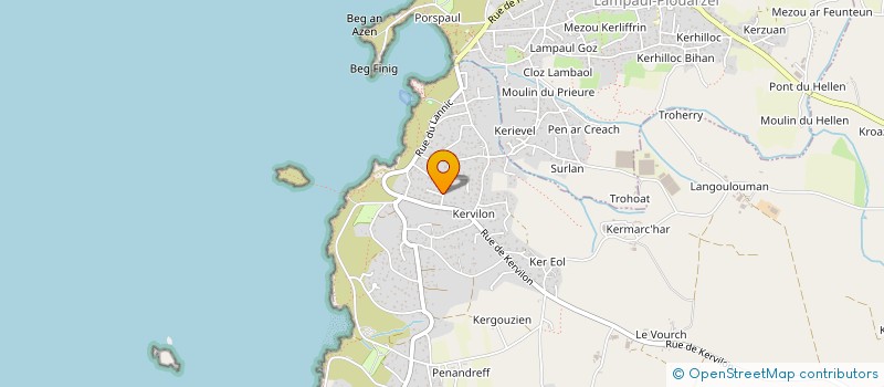 localisation de l'entreprise LES MAINS AGILES (LMA)  PLOUARZEL