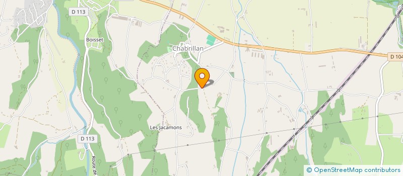 localisation de l'entreprise LES MAINS BLANCHES  PIEGROS-LA-CLASTRE