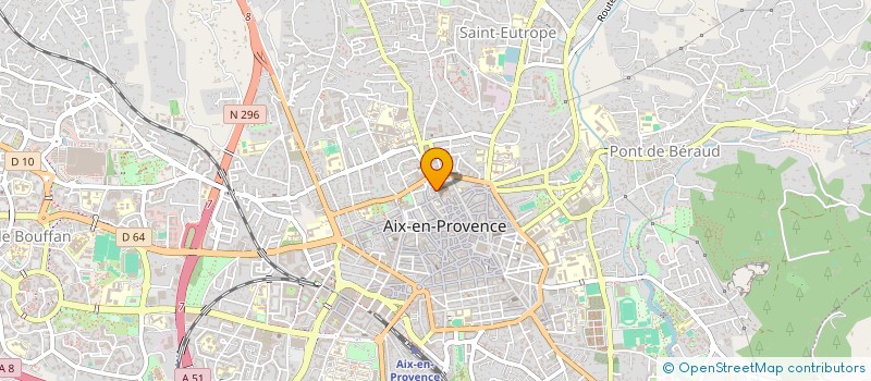 localisation de l'entreprise LES MAINS BLEUES D'AIX à AIX-EN-PROVENCE