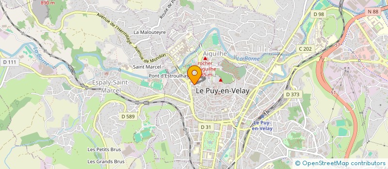 localisation de l'entreprise LES MAINS D'ANNICK  LE PUY-EN-VELAY